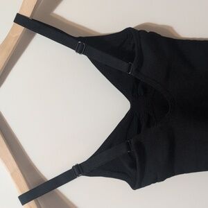 HALARA Black Bodysuit Classic One Piece